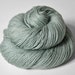 Fading blue lichen OOAK - BFL Yarn fingering weight