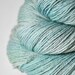 Shallow green waters OOAK - BFL Sock Yarn fingering weight
