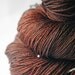 Burnt cinnamon roll - Merino/Silk superwash yarn fingering weight