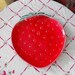 Vintage California Potteries USA Strawberry Plate S-51