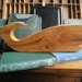 Vintage Wood Whale Wall Hanging