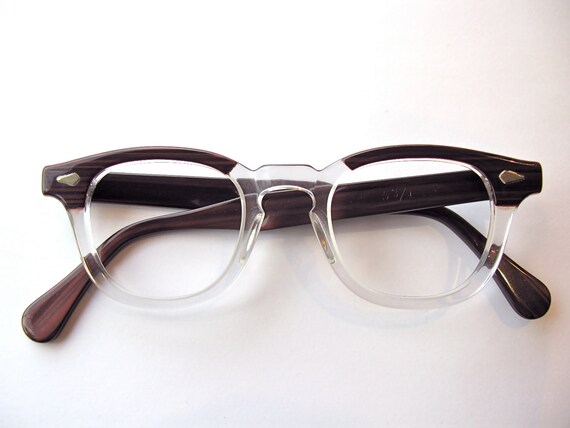 Vintage Deadstock 60 S Tart Arnel Eyeglasses In Redwood