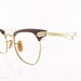Vintage 1940's Bausch & Lomb 12k Gold Filled cat eye eyeglasses with brown zyl combo - FREE DOMESTIC SHIPPING