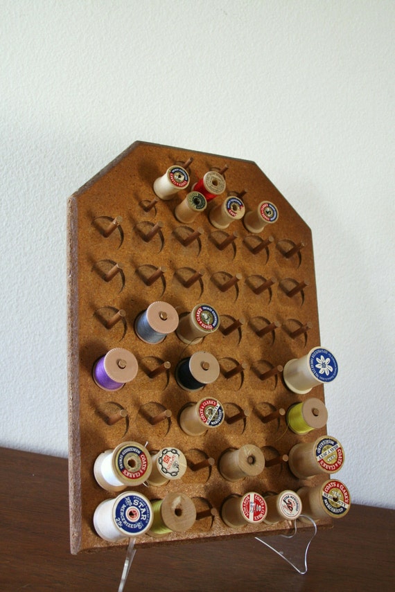 Vintage thread spool holder