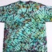 XXL Shibori Men's T Shirt Green RF-1