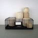 Black Metal Wire Tray Basket