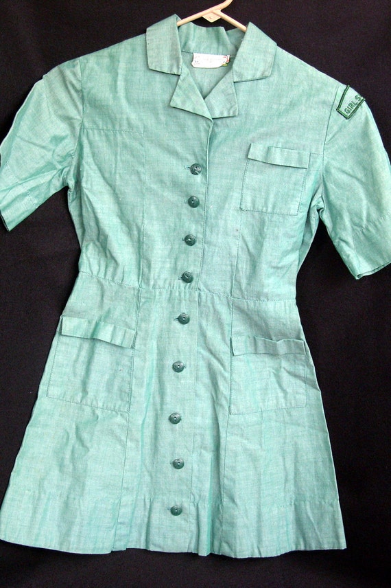 Vintage GSA Girl Scout Uniform 1960 by SmallTownVintageShop