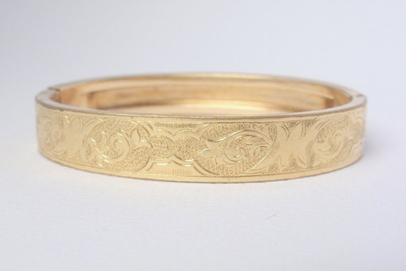 Antique Victorian Gold Filled Child's Bracelet Marked Pat.