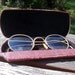 Vintage B&L Bausch Lomb 10K Gold Filled Rimmed Glasses and Case