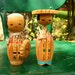 Vintage Japanese Wooden Dolls Boy and Girl School Friends