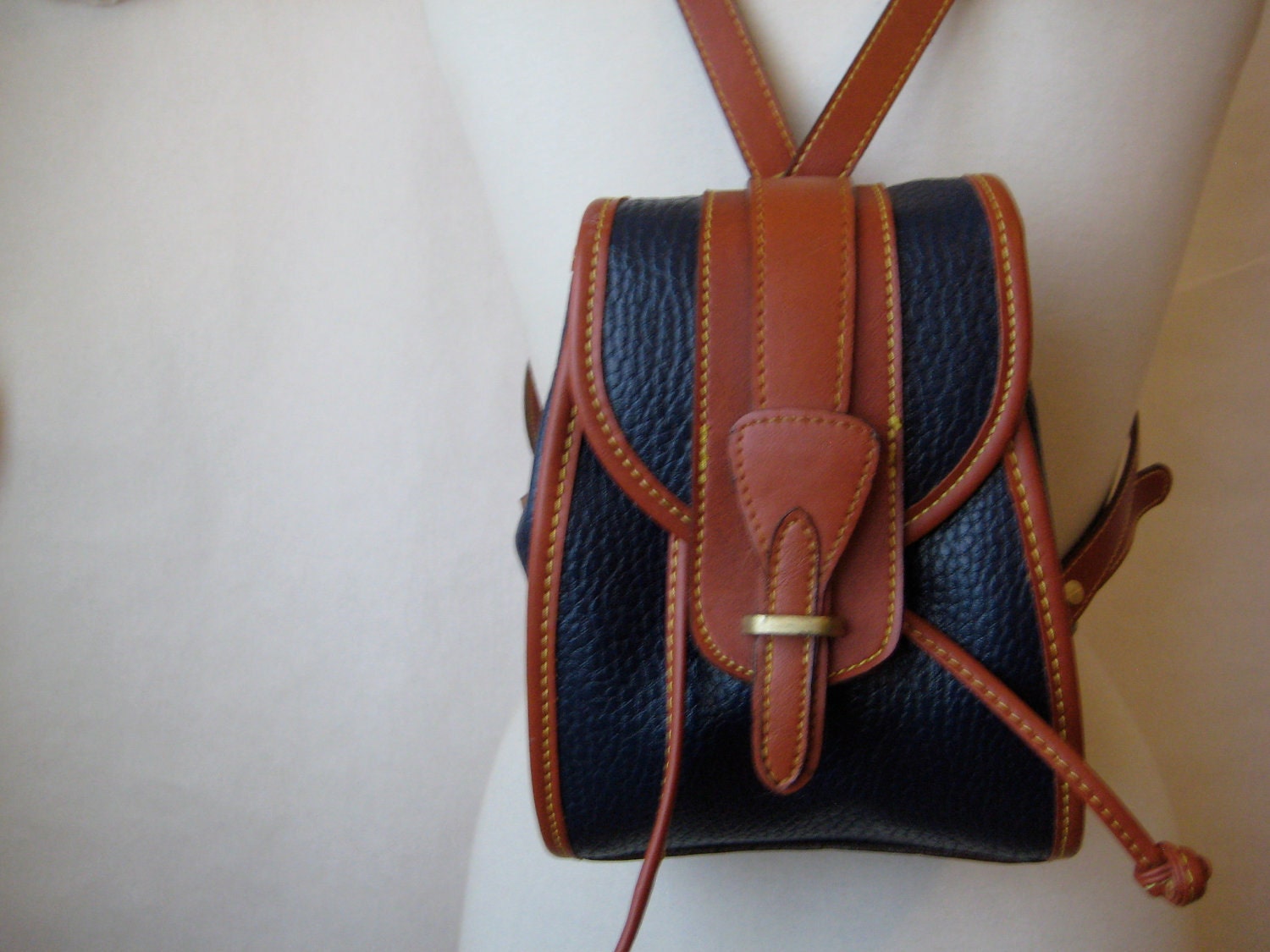 vintage mini backpack purse
