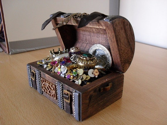 Miniature treasure chest