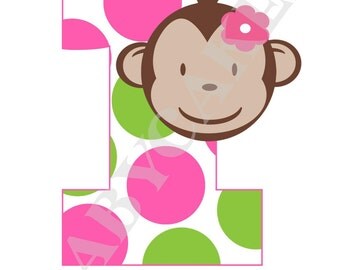 Mod Monkey Iron-On Transfer DIY Print Your Own.