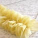 Yellow Chiffon Ruffle Necklace - Vintage Fabrics