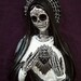 SALE ... Day of the Dead Sacred Heart Virgin Mary wall art hanging Sugar Skull dia de los muertos