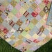 Throw Quilt, Home & Living Decor, Blanket, Sofa Couch, Keepsake, Handmade Decoration, Amy Butler, Gypsy Carvan, Maroon tan brown blue ivory