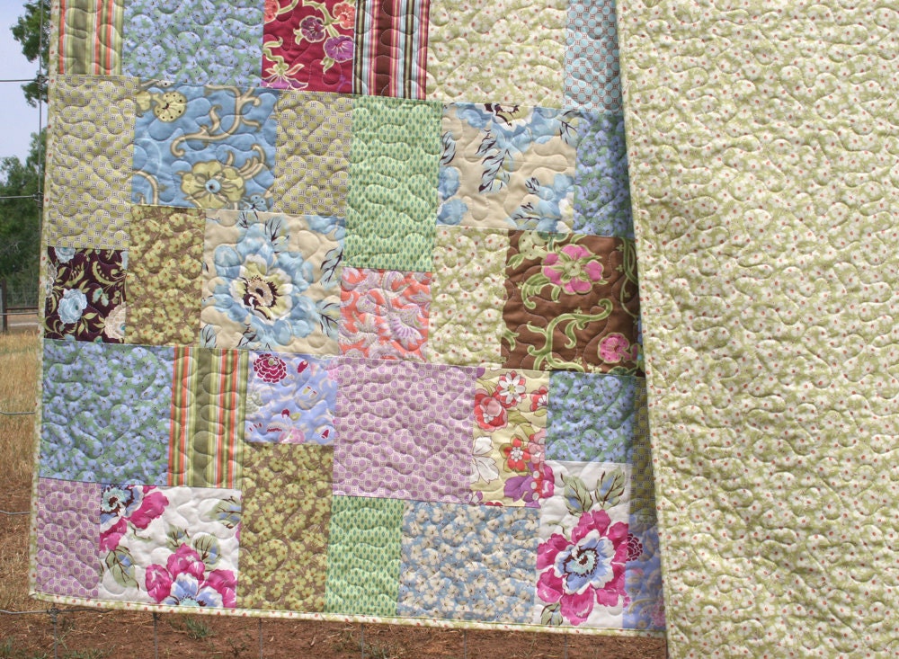 Handmade Quilt Gypsy Caravan Throw Quilt