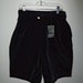 1960's Velveteen Shorts-Black with Tags Attached