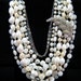 Vintage Layered Necklace, Layered Statement Necklace, Bridal Necklace, Wedding - Rhinestones and Pearls - Vintage Bride III