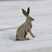 RESERVED Bronze Rabbit Brooch Charming Vintage Bunny