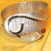 RESERVED SALE Vargas Textured Silver Clamper Bracelet