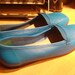SALE Teal Turquoise Leather Enzo Flats