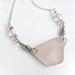 Sea Glass Necklace - Lavender Purple Genuine Seaglass Jewelry - Genuine Chesapeake Bay Beach Glass Jewelry