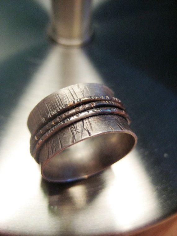 Items similar to Birch Bark Ring on Etsy