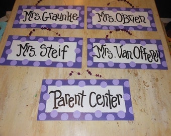 Jez4U Custom Wood Signs for for School Teacher's Classrooms Single Sided Back to School