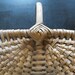 RESERVED FOR MAUREEN Basket Handmade Antique French Large, Sturdy and Elegantly Shaped