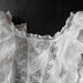 Vintage Victorian Christening Gown English with Lace and Embroidery