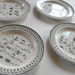 RESERVED FOR CASSANDRACLARE French Antique Plates Set of 4 Rebus Theme c. 1800 to 1825