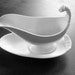 RESERVED FOR LORETTA Antique French Porcelain Sauce Boat in White Graceful and Elegant w Dragon Head