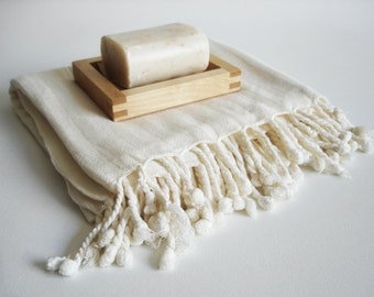 SALE 50 OFF/ Turkish Beach Bath Towel / Bamboo - Cotton / Blue / Wedding Gift, Spa, Swim, Pool Towels and Pareo