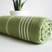 Turkish BATH Towel - Classic Peshtemal - Green