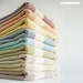 Turkish BATH Towel Peshtemal and Peshkir Set - SOFT - Claret Red