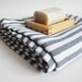 Turkish BATH Towel Peshtemal - Gray No:2