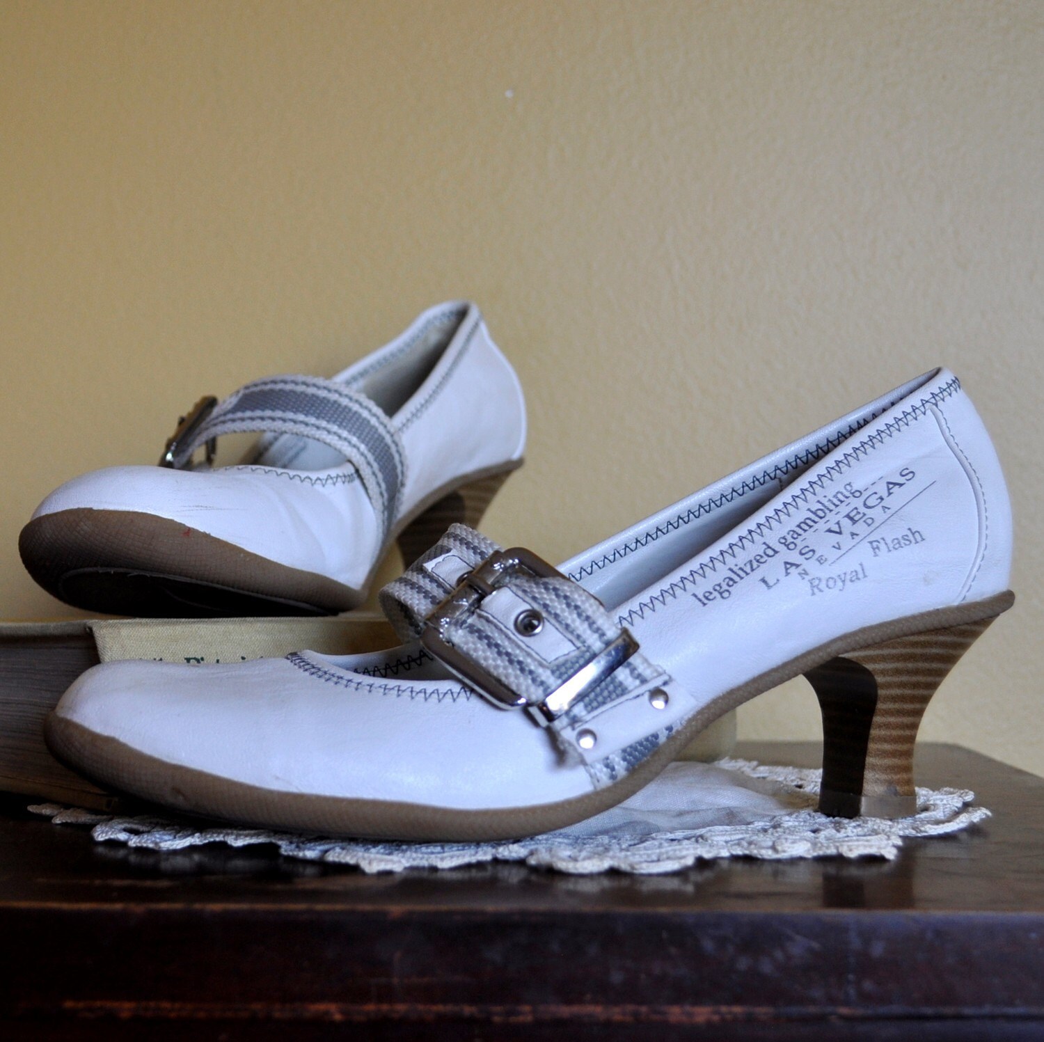 Shoes Vintage Vegas Girl Gambling Dancing Shoes