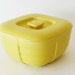 Vintage Hall China Lemon Yellow Hotpoint Refrigerator Dish