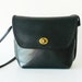 Authentic Classic Coach Quincy Black Leather Shoulder Bag