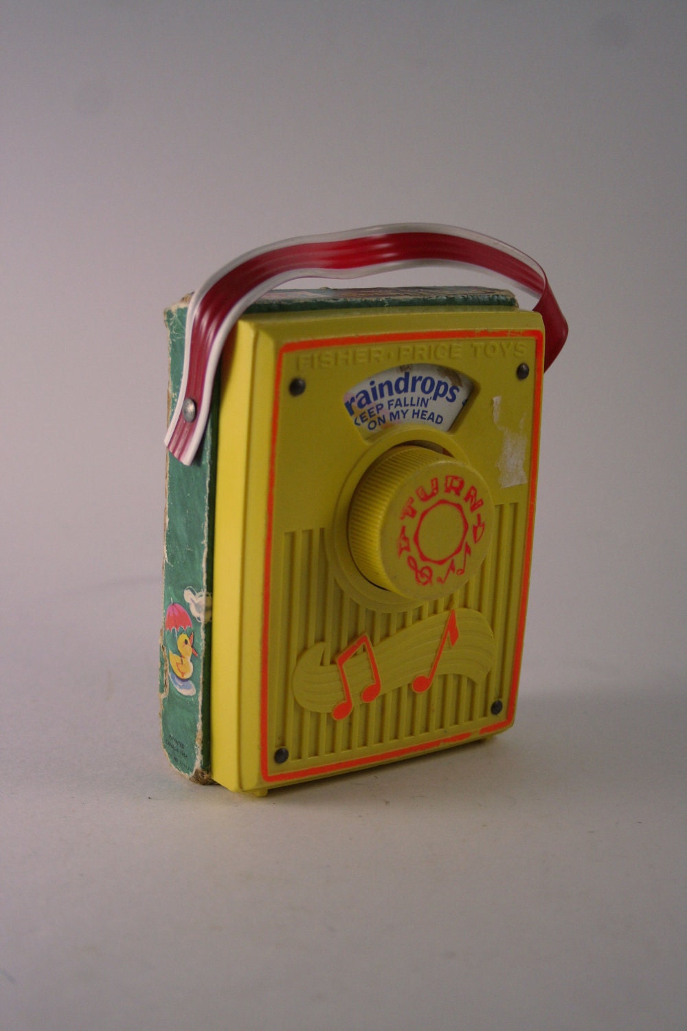 Vintage 1970s Fisher Price Pocket Radio Raindrops Keep