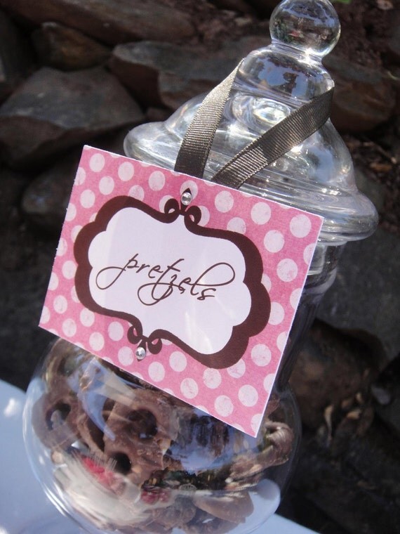 Items similar to DIY Printable Labels for Dessert Table or Candy Buffet