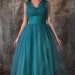 1950's Teal Party Dress