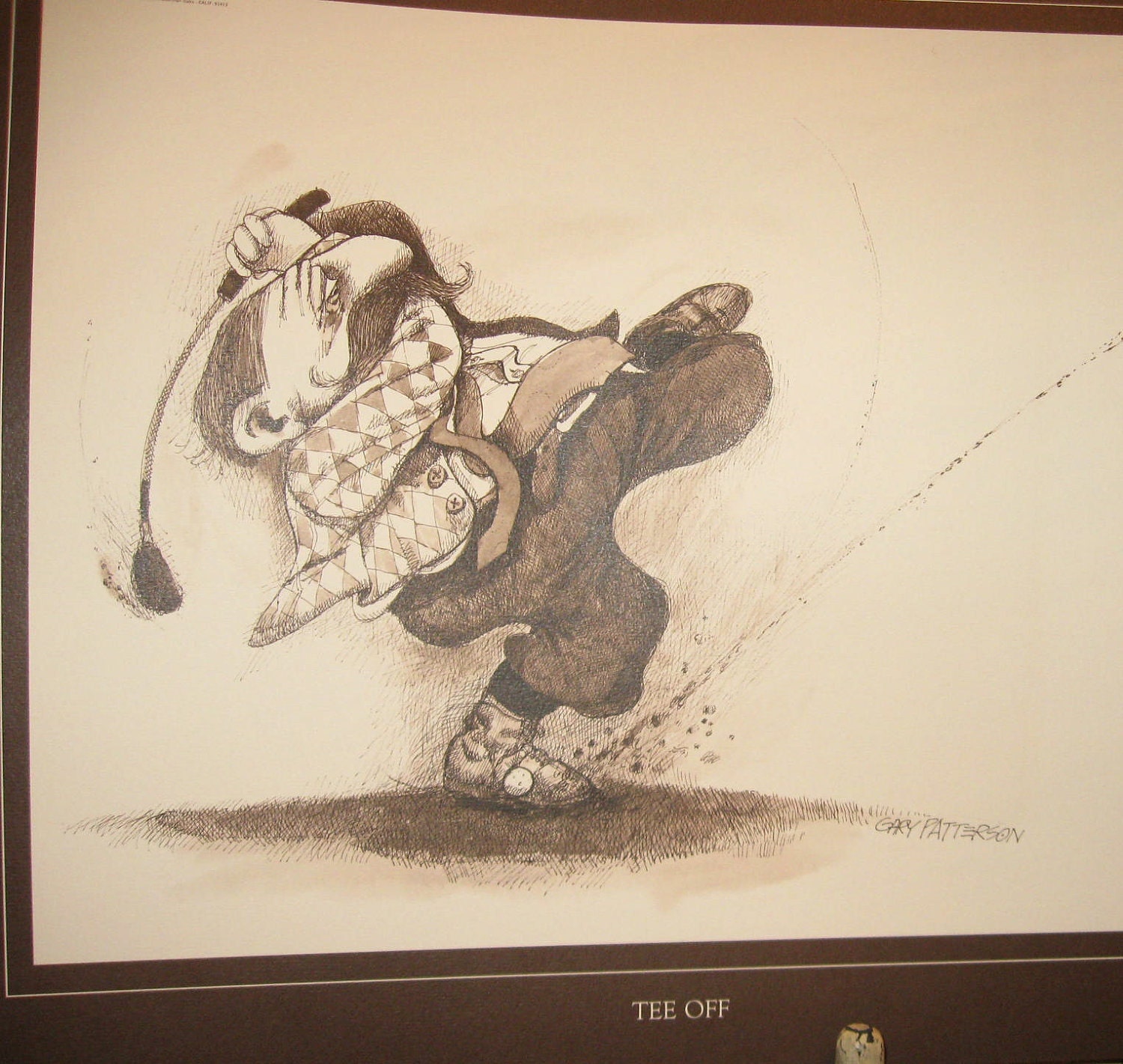 Gary Patterson Golf Prints Set of 6 Vintage Prints