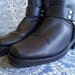 Vegan Motorcycle Harness Boots // 7.5 //