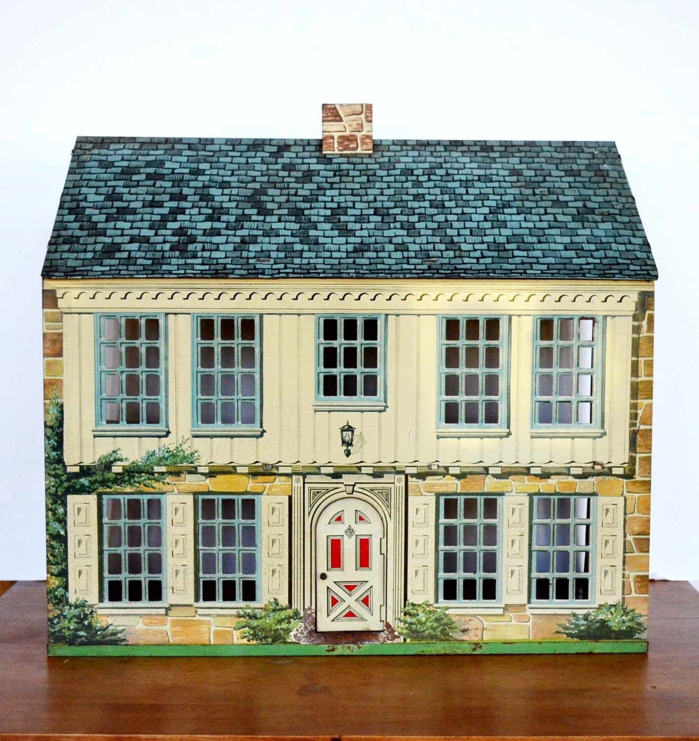 old metal doll houses