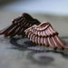 Small Angel Wing Earrings in Copper - LAST PAIR