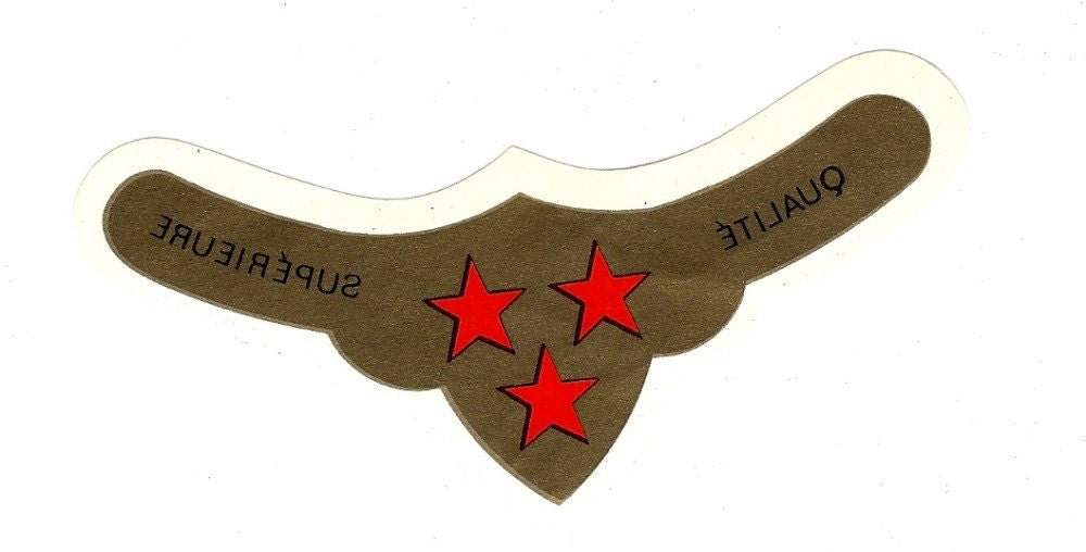 Vintage Qualite Superieure Vintage Wine Bottle Neck Label