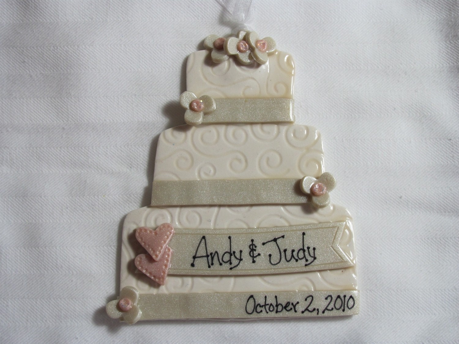 Traditional Wedding Cake Ornament