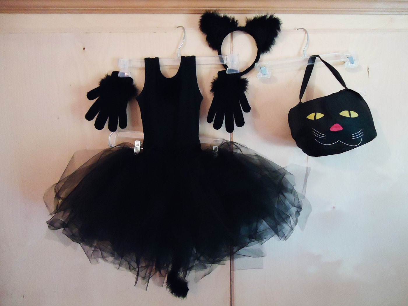 Black Cat kitty tutu costume girls